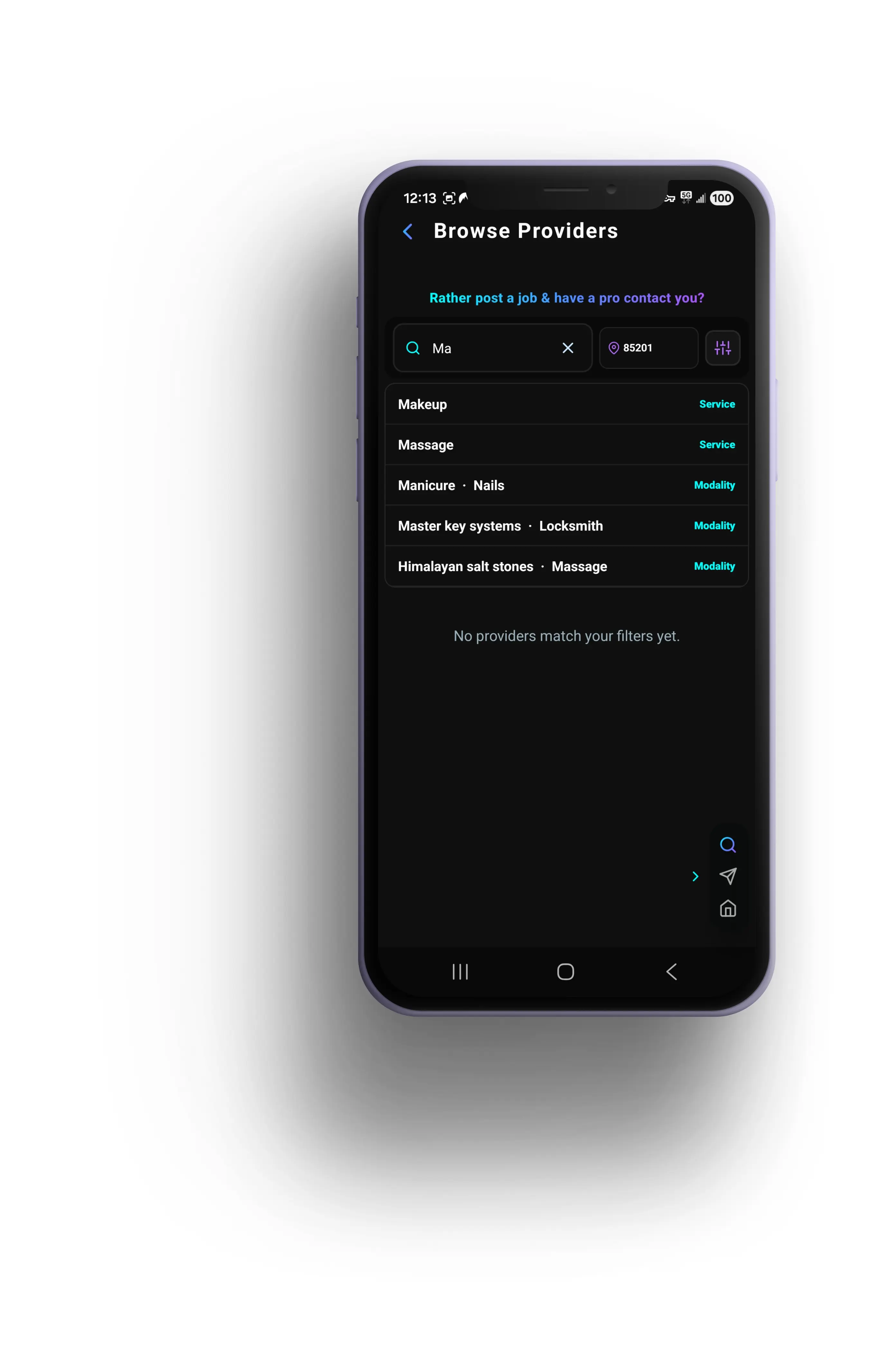 Kleo — service selector