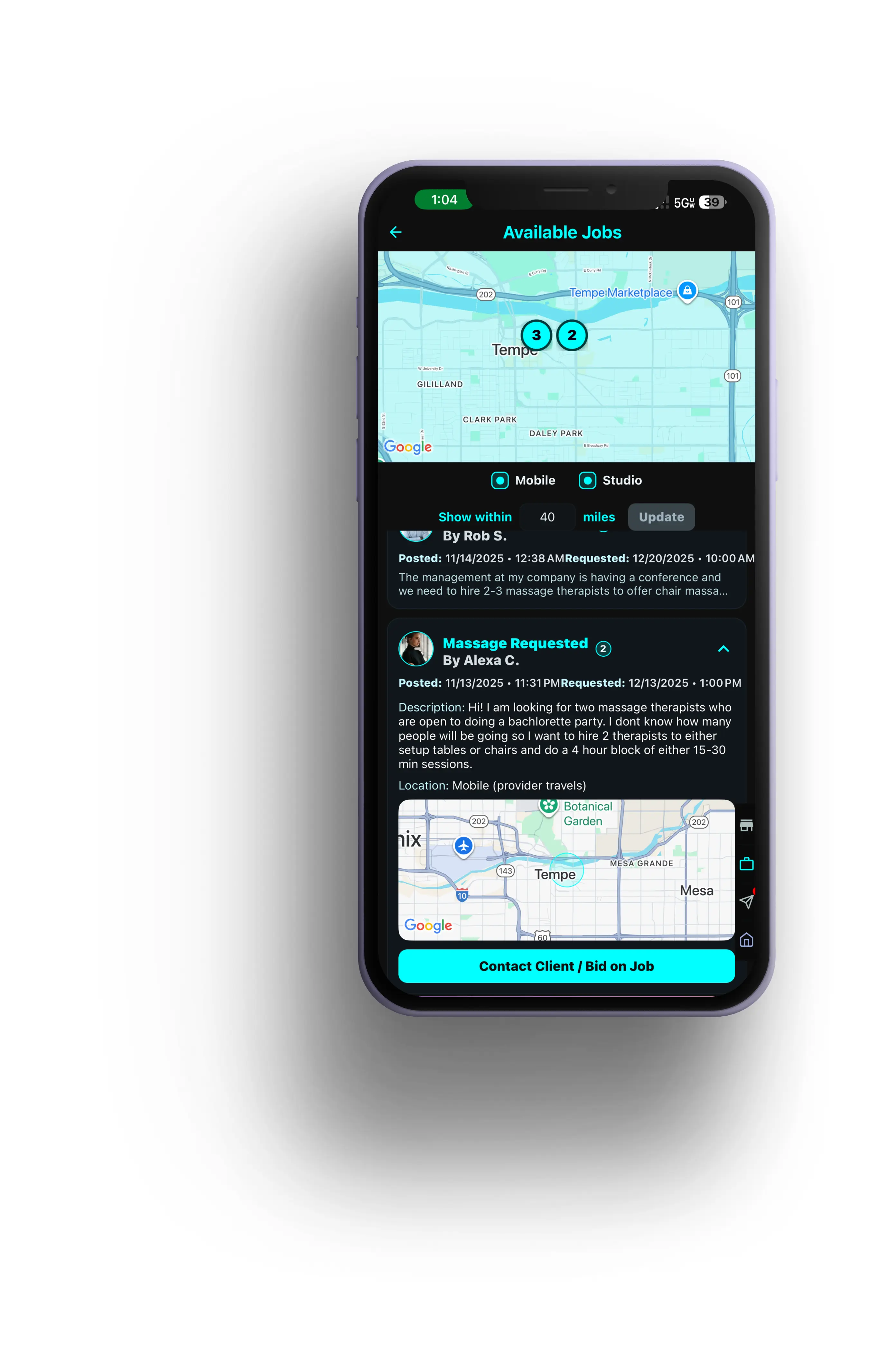Kleo — job posting options